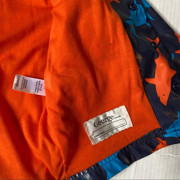 George kids blue orange shark raincoat
- 2T - Picture 13 of 15